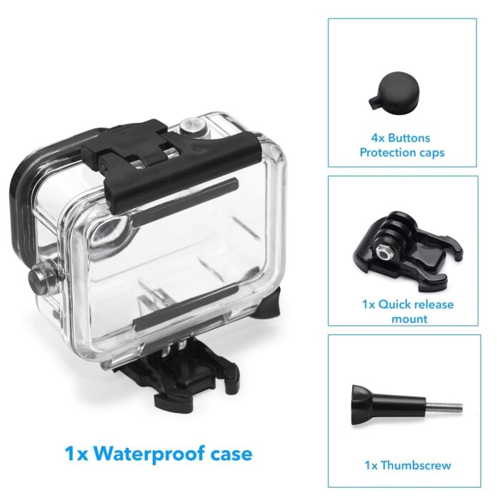 PICO Super Suit Protection + Dive housing Underwater Waterproof Transparent Camera Case - Image 3