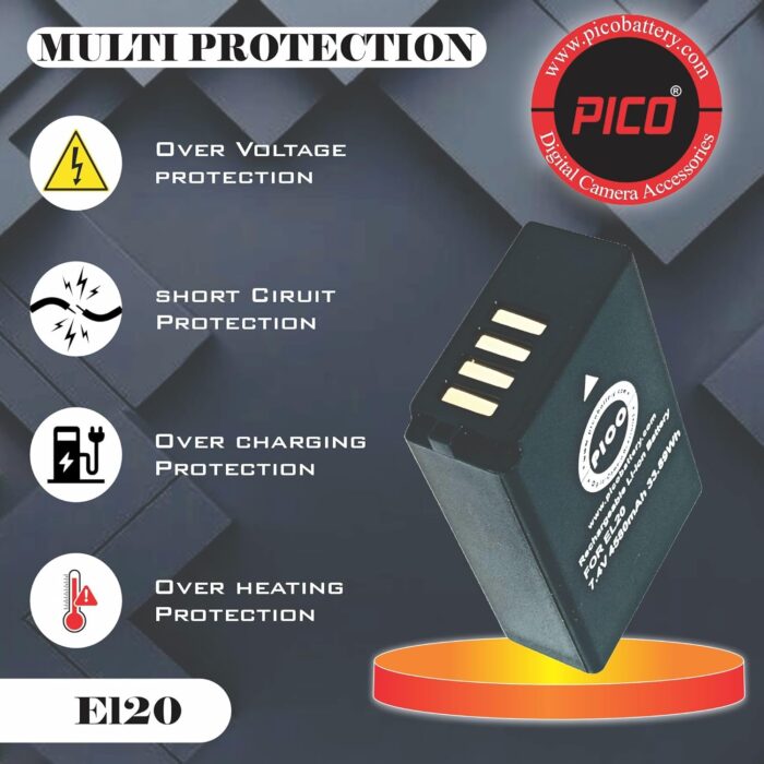 PICO EL20 Battery Camera Battery Compatible with DSLR Models - Image 3