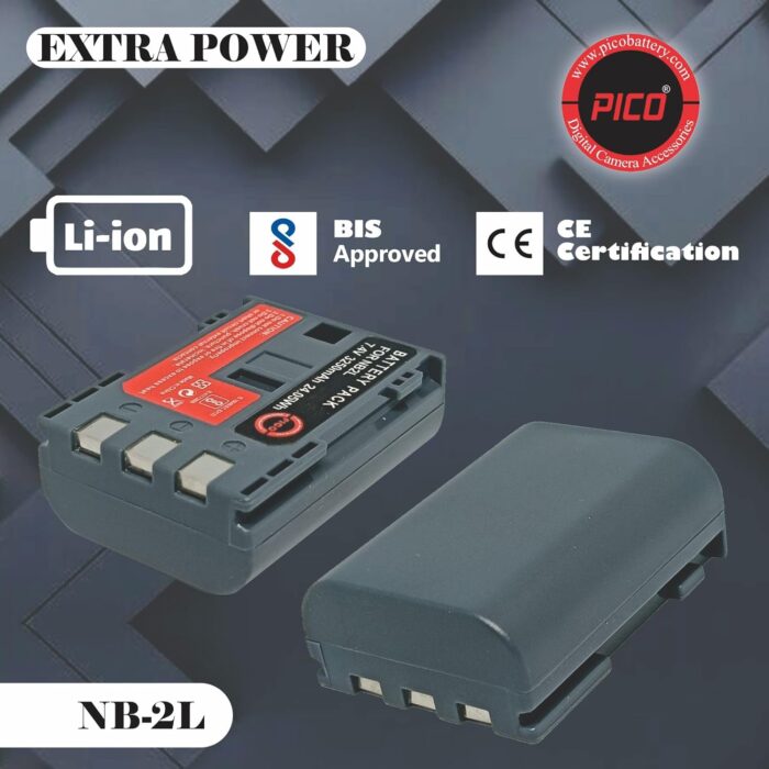 PICO NB2L Battery Camera Battery Compatible with DSLR Models - Image 2