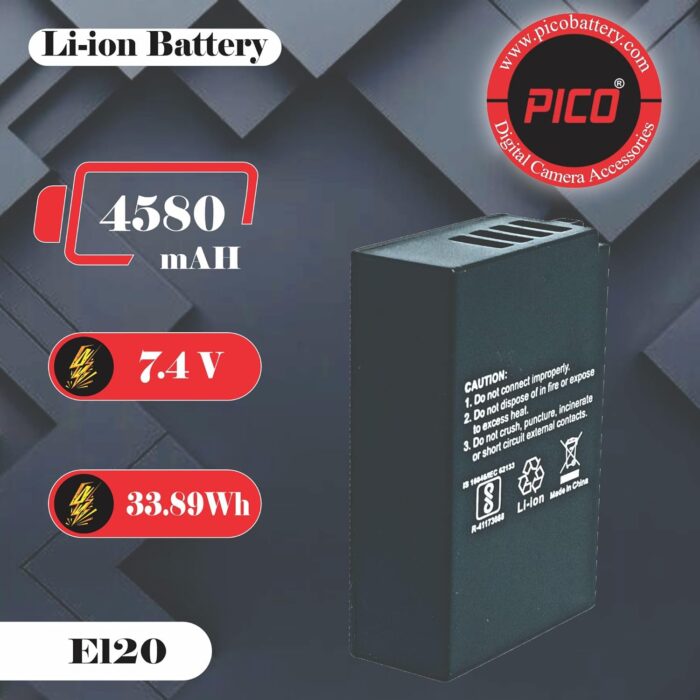 PICO EL20 Battery Camera Battery Compatible with DSLR Models - Image 2