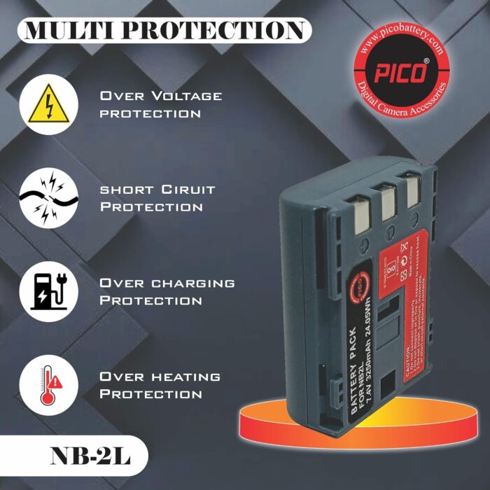 PICO NB2L Battery Camera Battery Compatible with DSLR Models - Image 3