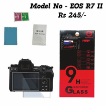 9H Tempered Glass Screen Protector kit for Canon EOS R7 II camera.