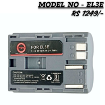 Pico EL3E camera battery replacement for Nikon D90, D300, D700, and D80 models, priced at RS 1249.