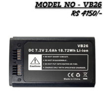 "Godox VB26 Rechargeable Lithium-Ion Battery, 7.2V 2600mAh 18.72Wh for Godox V1 and V860III Flash Series."