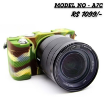 Military Green Silicone Protective Camera Case Cover for Sony A7C Camera