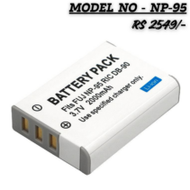 NP-95 Replacement Battery Pack 3.7V 2000mAh for Fujifilm and Ricoh Cameras