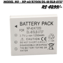 "NP-40 K7005 SLB-0737 Rechargeable 3.7V 1250mAh Li-ion Battery Pack for Digital Cameras"