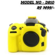 PICO Silicone Cover Protective Camera Case Compatible for Nikon D810 (Yellow) – Soft, Durable, Shockproof, Dustproof, Anti-Slip, Custom Fit, Lightweight, and Stylish Protection for Your Camera