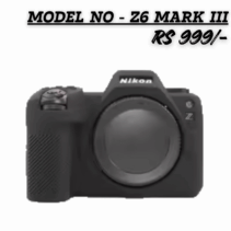 Protective silicone case for Canon EOS R6 mirrorless camera, featuring a textured grip and precise cutouts for controls.