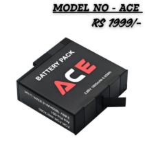 ACE 1800mAh 3.85V rechargeable Li-ion battery pack for Insta360 Ace Pro action camera, model ACE, priced at RS 1999.