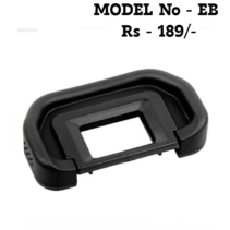 "Replacement EB Eye Cup for Canon EOS DSLR cameras, black rubber viewfinder eyepiece protector."