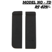 Replacement rubber interface port cover set for Canon EOS 7D DSLR camera showing USB, HDMI, and MIC covers.