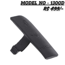 Black rubber replacement interface port cover for Canon EOS 1300D camera showing USB and HDMI embossed icons.