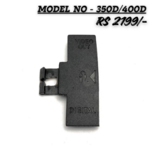 Replacement black rubber interface terminal door cover for Canon EOS 350D and 400D cameras, featuring embossed labels for Video Out, Remote, and Digital ports.