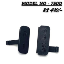 Replacement rubber interface port covers for Canon EOS 750D camera featuring MIC, HDMI, and A/V OUT digital port flaps.