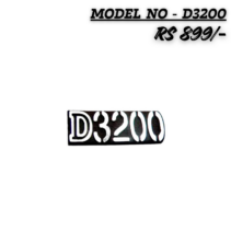 Nikon D3200 replacement logo nameplate badge for DSLR camera body repair.
