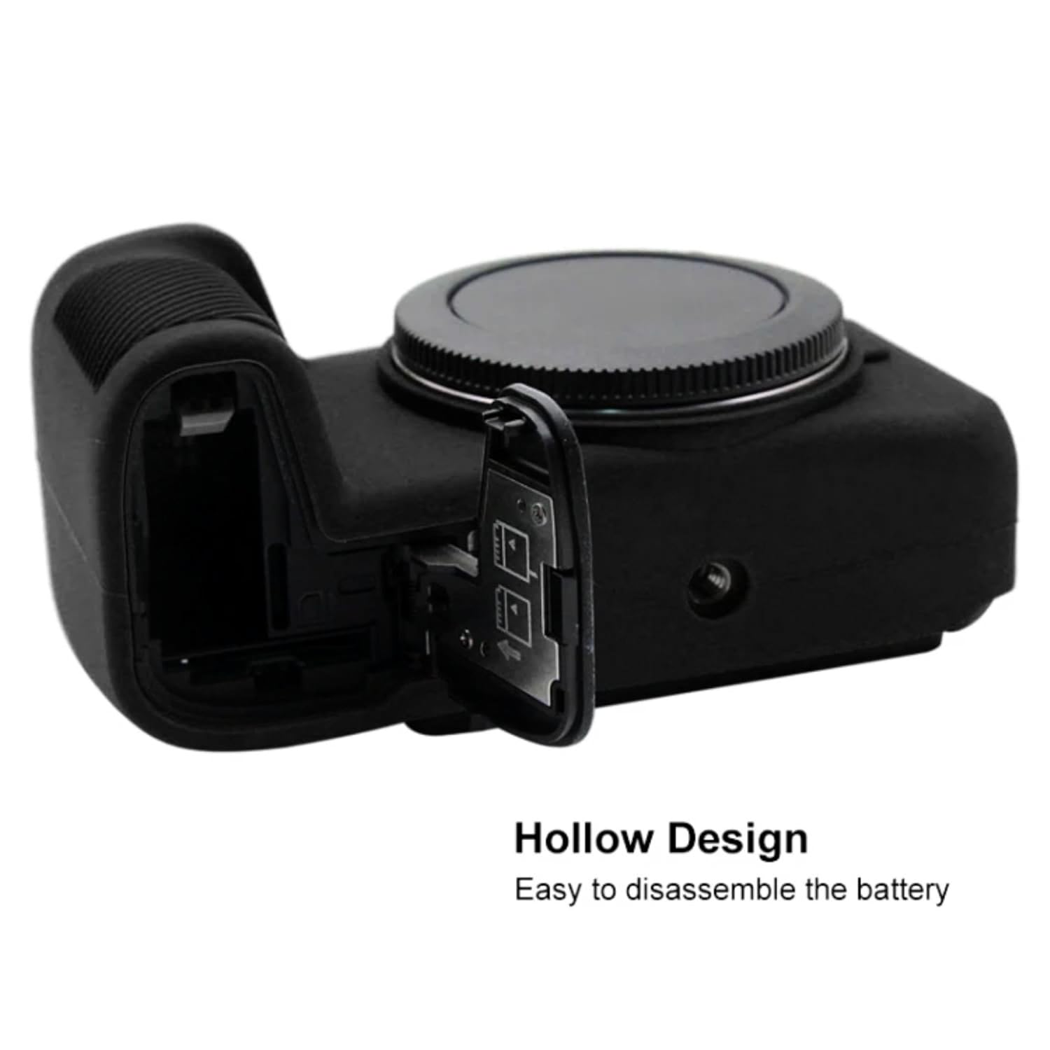 Silicone Protective Camera Case Cover for Canon PICO EOS RP in – Durable, Lightweight, and Custom-Fit Design for Maximum Protection and Enhanced Grip (Black) - Image 5