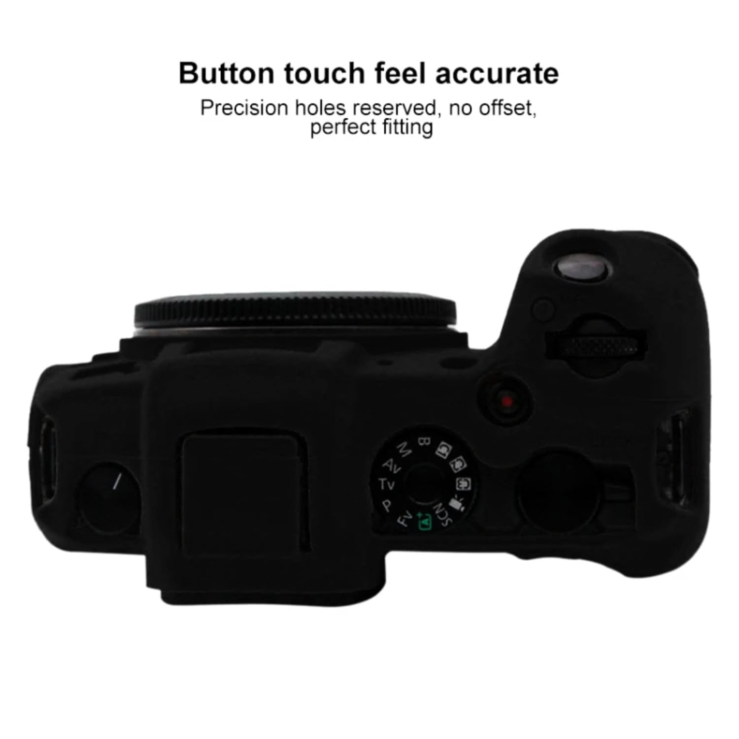 Silicone Protective Camera Case Cover for Canon PICO EOS RP in – Durable, Lightweight, and Custom-Fit Design for Maximum Protection and Enhanced Grip (Black) - Image 6