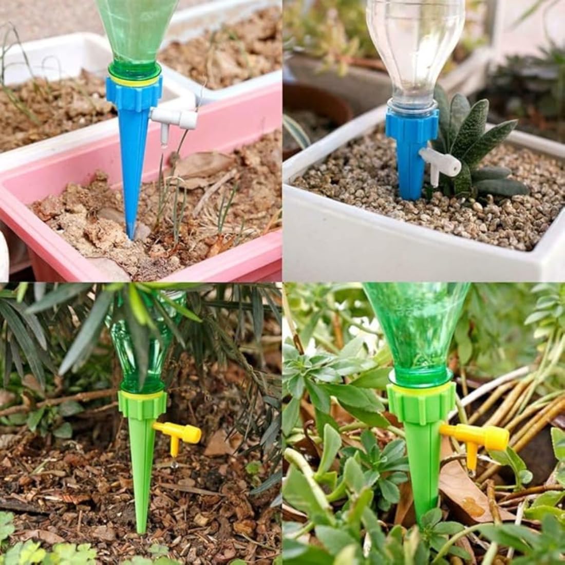 PICO 12-Piece Self-Watering Spikes Set | Adjustable Drip Irrigation for Indoor & Outdoor Plants - Image 2