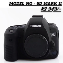 PICO Silicone Case for Canon 6D Mark II | Durable Protective Cover - Black