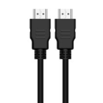 Digital High-Speed HDMI 2.0 Cable in Black, coiled, featuring Gold-Plated Male-to-Male connectors for 4K Ultra HD video.