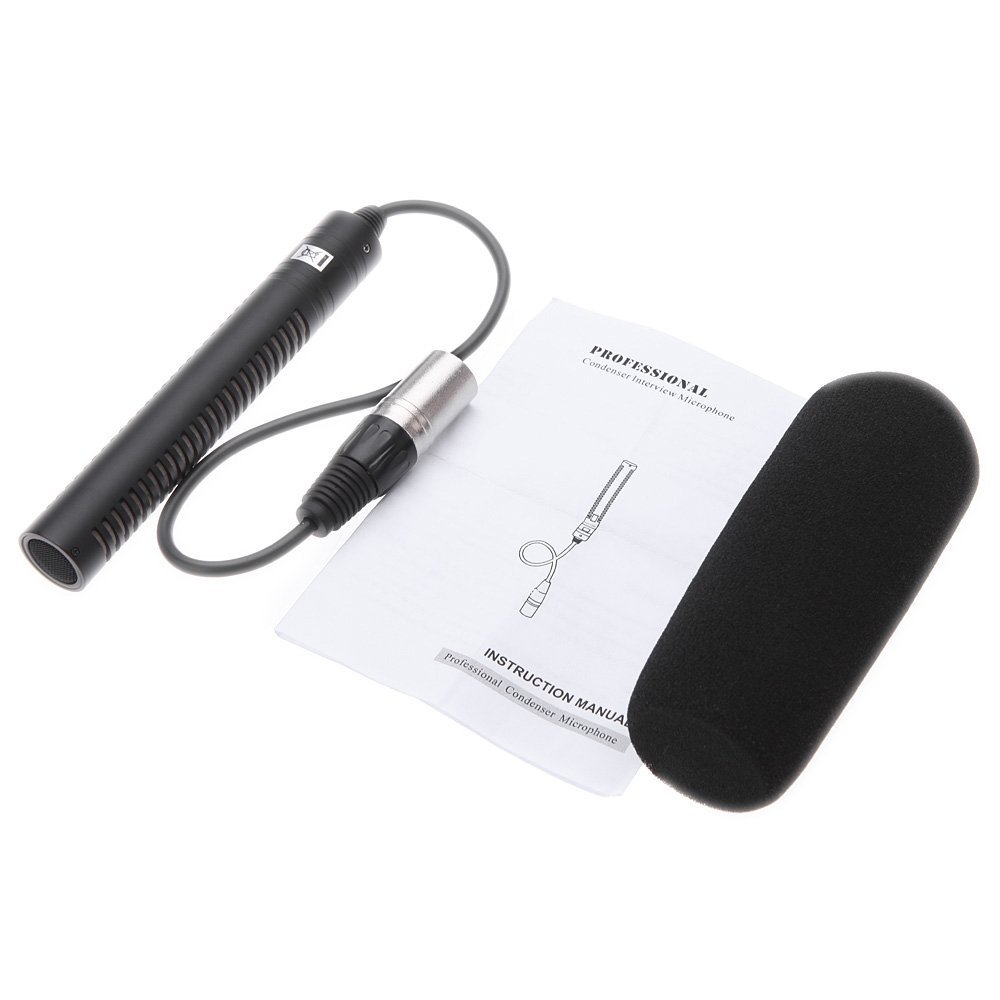 PICO Professional 11" Shotgun Condenser Microphone for DSLR & Camcorders - Image 3