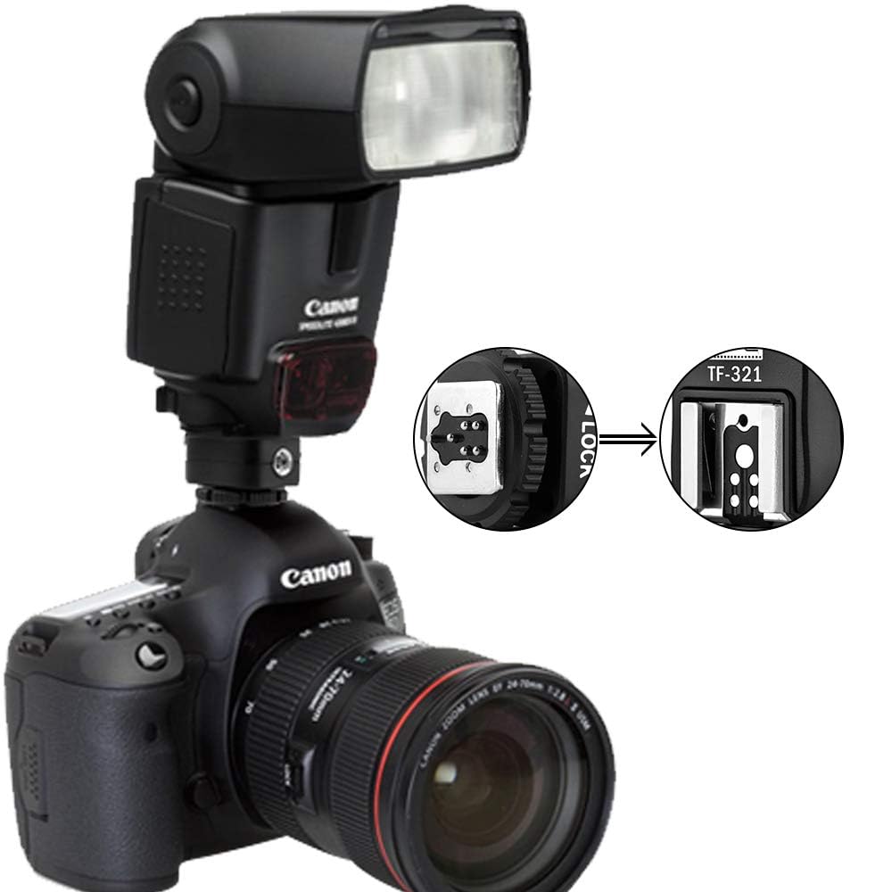 PICO Pixel TF-321 Hot Shoe Adapter for Canon | PC Sync Port Flash Converter - Image 3