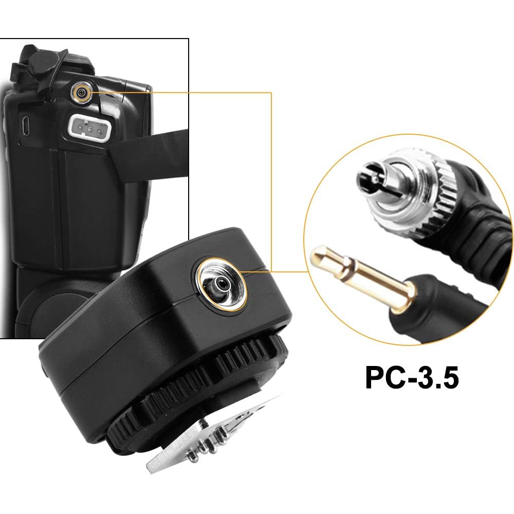 PICO Pixel TF-321 Hot Shoe Adapter for Canon | PC Sync Port Flash Converter - Image 5